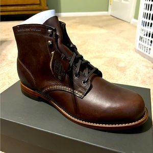Wolverine 1000 Mile Plain Toe Boot